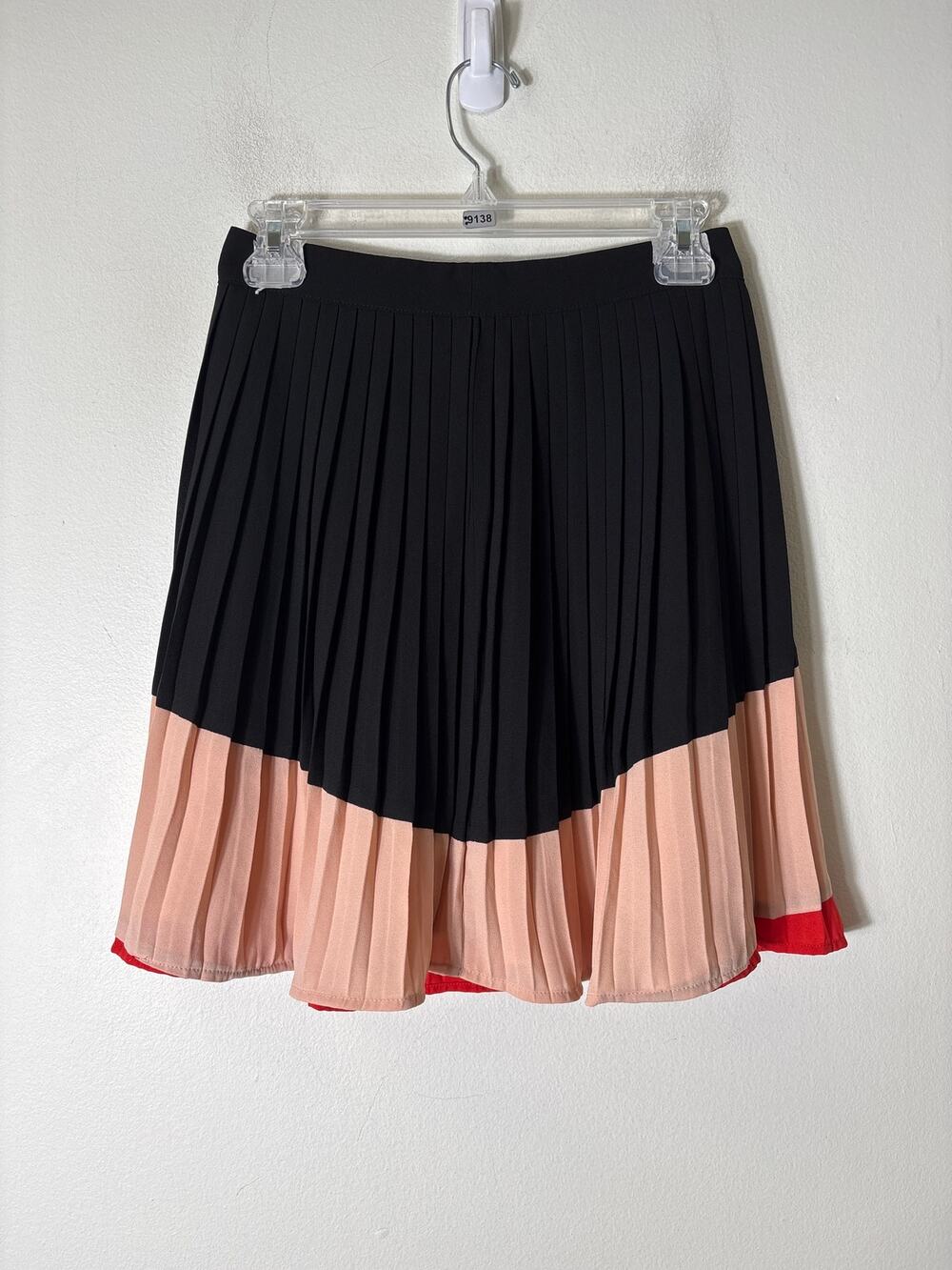 Greylin Black Color Black Pleated Mini Dress Sz XS